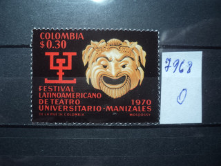 Фото марки Колумбия 1970г **