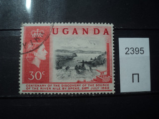 Фото марки Уганда 1962г