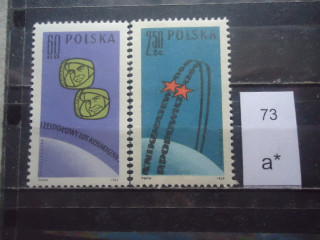 Фото марки Польша серия 1962г **