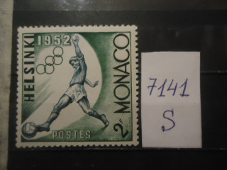 Фото марки Монако 1952г **