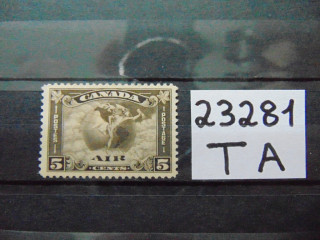 Фото марки Канада марка авиапочта 1930г *