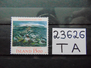 Фото марки Исландия марка 1983г **