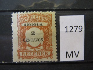 Фото марки Порт. Ангола 1921г *
