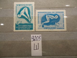 Фото марки Уругвай серия 1958г **