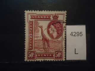 Фото марки Восточная Африка. 1954г