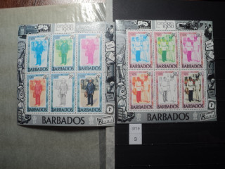 Фото марки Брит. Барбадос 2 малый лист 1980г **