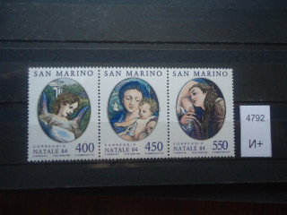 Фото марки Сан Марино 1984г сцепка **