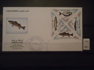 Фото марки Тунис конверт