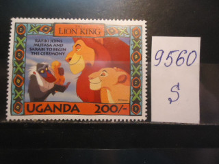Фото марки Уганда 1994г **