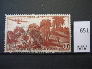 Фото марки Франц. Экваториальная Африка 1946г