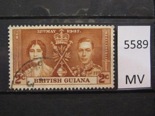 Фото марки Британская Гвиана 1937г