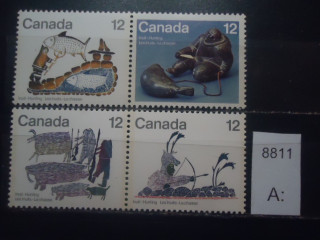 Фото марки Канада 2 сцепки **
