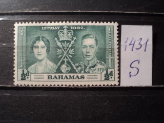 Фото марки Багамы 1937г *