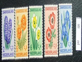 Фото марки Цветы 1953г Mi 30 EUR **