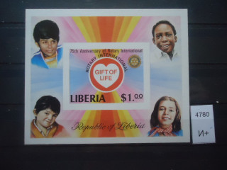 Фото марки Либерия блок (12€) 