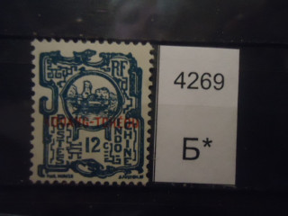 Фото марки Франц. Индокитай 1927г надпечатка **