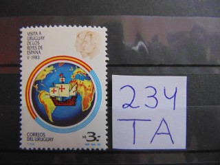 Фото марки Уругвай 1983г **