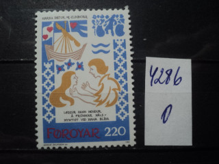Фото марки Форерские острова 1982г **