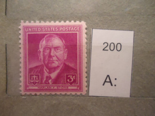 Фото марки США 1948г **