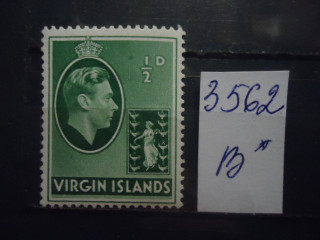 Фото марки Брит. Виргинские острова 1938г *