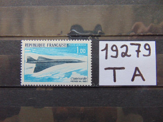 Фото марки Франция марка авиапочта 1969г **