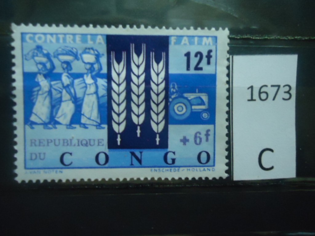 Фото марки Конго 1963г **