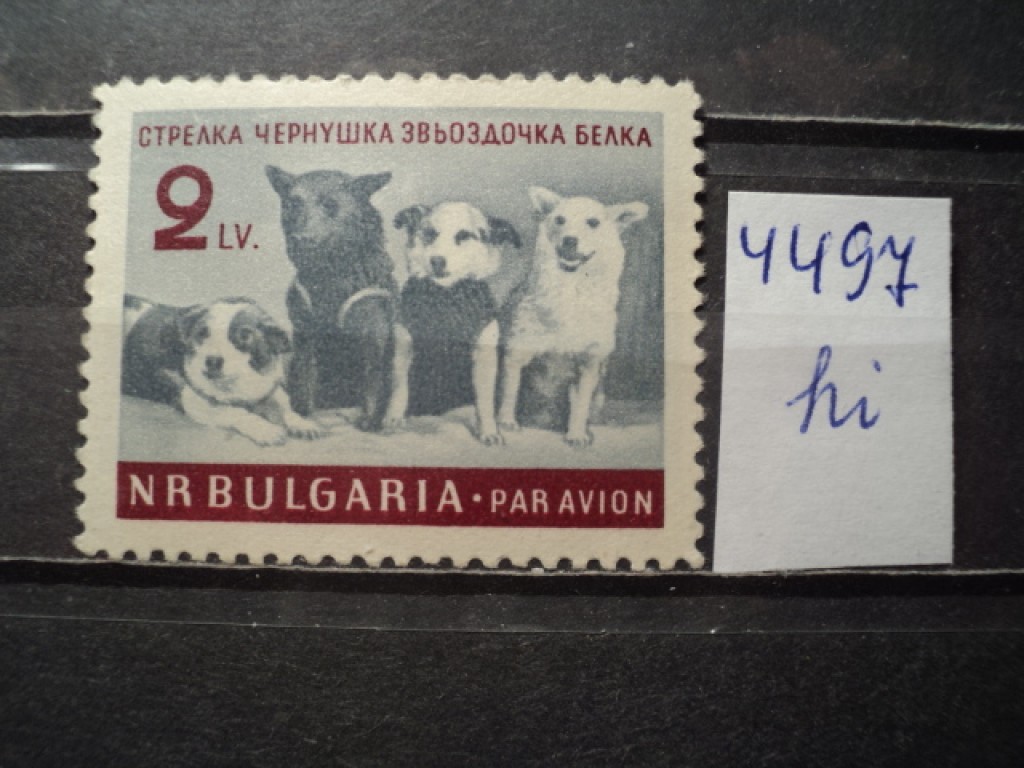 Фото марки Болгария 1961г *