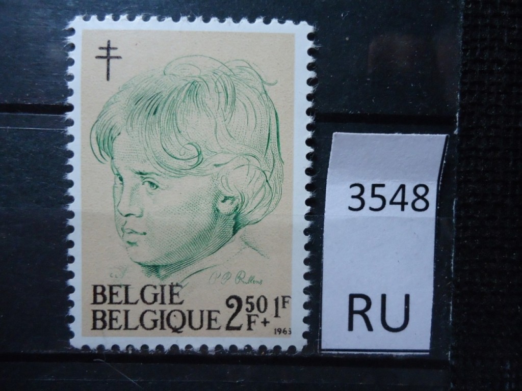 Фото марки Бельгия 1963г **