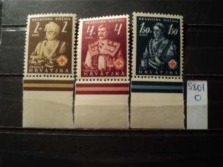 Фото марки Хорватия серия 1941г **