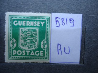 Фото марки Германская оккупация GUERNSEY 1941г **