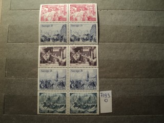 Фото марки Швеция серия сцепка 1971г **