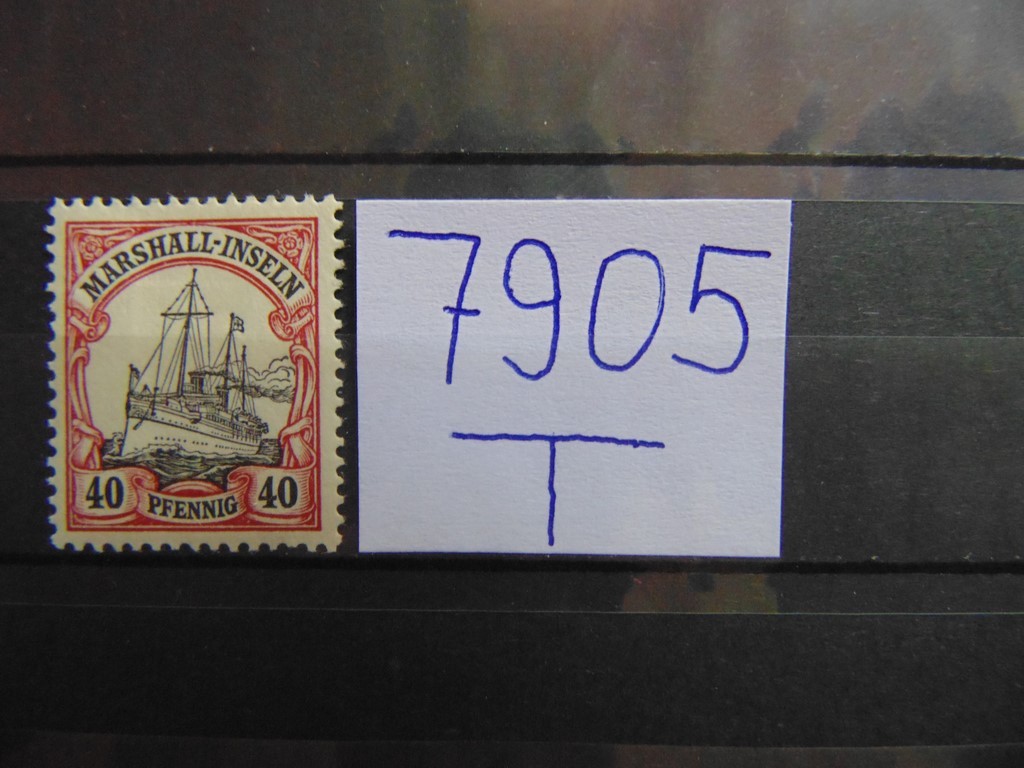Фото марки Немецкие Маршаловы острова 1901г *