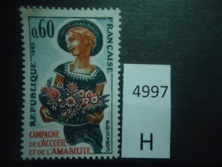 Фото марки Франция 1965г **