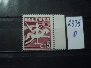 Фото марки Литва 1940г **