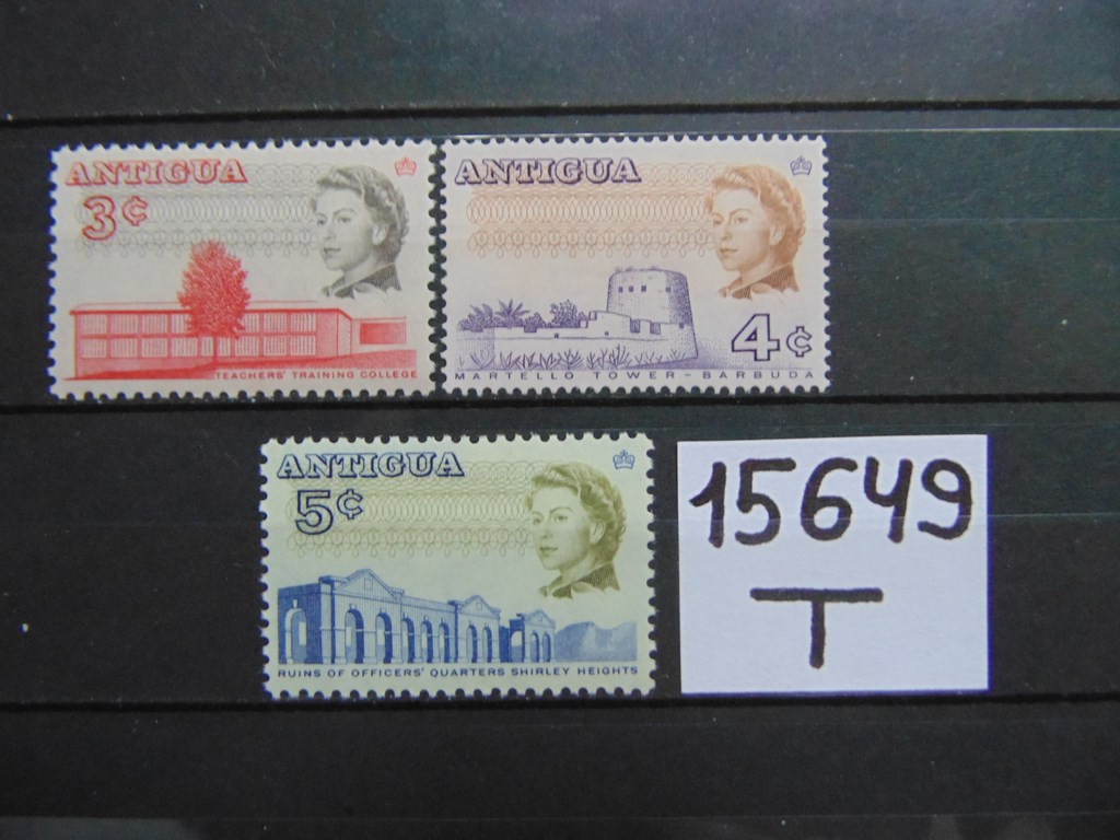 Фото марки Британская Антигуа 1966г **
