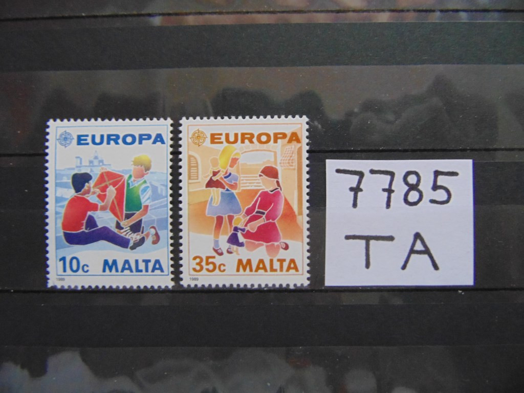 Фото марки Британская Мальта серия 1989г **