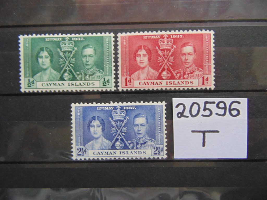 Фото марки Британские Каймановы Острова серия 1937г *