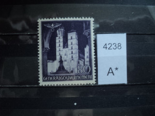 Фото марки Германская оккупация Польши 1940г **