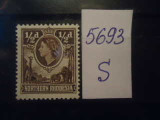 Фото марки Брит. Северная Родезия 1953г **