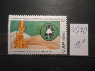 Фото марки Куба 1977г **