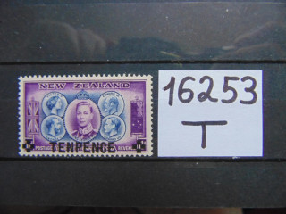Фото марки Британская Новая Зеландия 1944г **