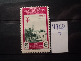 Фото марки Испан. Марокко 1953г *