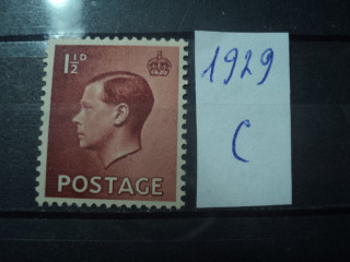 Фото марки Великобритания 1936г **