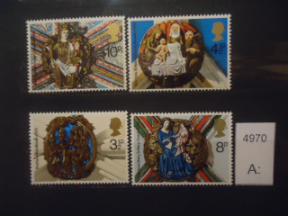 Фото марки Великобритания 1974г серия **