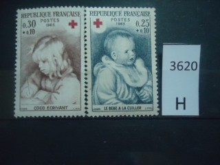 Фото марки Франция 1964г серия **