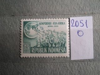 Фото марки Индонезия 1955г **