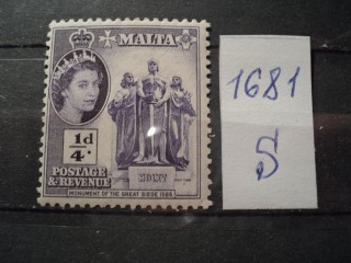 Фото марки Мальта 1954г *