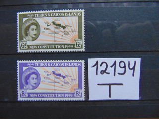 Фото марки Британские Теркс и Кайкос серия 1959г **