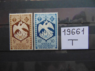 Фото марки Французская Экваториальная Африка 1941г **