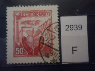 Фото марки Южная Корея 1955г